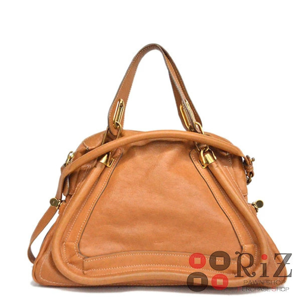 CHLOE Paraty Shoulder Bag Messenger Brown